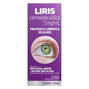 Liris Colírio Para Os Olhos Com Carmelose Sódica 10Ml