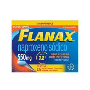 Analgésico Flanax 550Mg 15 Comprimidos