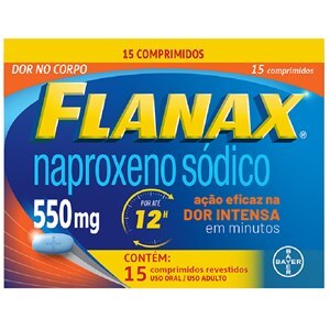 Flanax Analgésico 550mg 15 Comprimidos