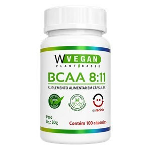 Bcaa 8:1:1 Wvegan 100 Cápsulas