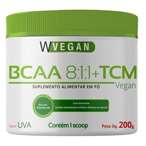 Bcaa 8:1:1 + Tcm Sabor Uva Pó Wvegan 200g
