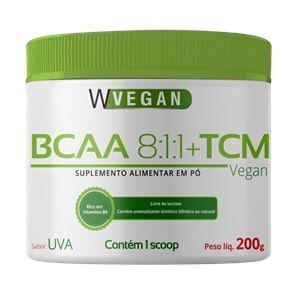 Bcaa 8:1:1 + Tcm Sabor Uva Pó Wvegan 200g