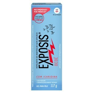 Repelente Em Gel Exposis Bebê Com Icaridina 117g