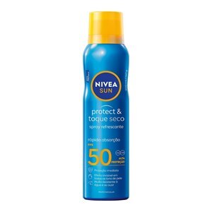 PROTETOR SOLAR NIVEA SUN PROTECT & TOQUE SECO SPRAY FPS50 200ML