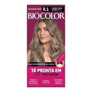 Tinta De Cabelo Biocolor Mini Kit - 8.1 Louro Cinza Claro