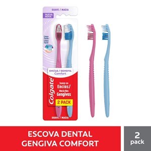 ESCOVA DENTAL COLGATE GENGIVA COMFORT 2 UNIDADES