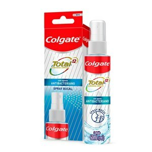 SPRAY ENXAGUATÓRIO ZERO ÁLCOOL EXTRA MINT COLGATE TOTAL 12 60ML