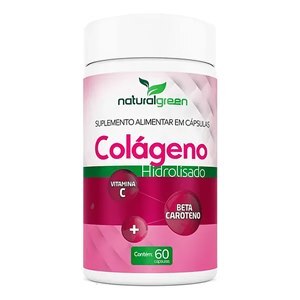 Colágeno + Vitamina C + Betacaroteno Naturalgreen 60 Cápsulas