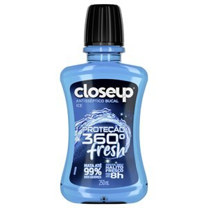 Enxaguante Bucal Closeup Proteção 360° Fresh Ice 250ml