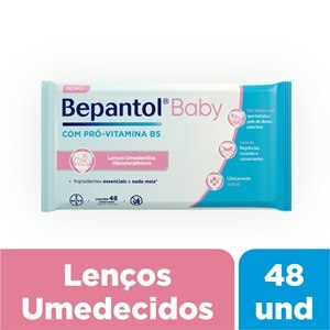 BEPANTOL BABY LENÇOS UMEDECIDOS 48 UNIDADES