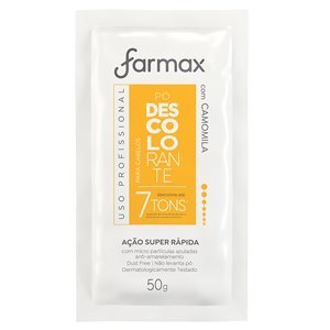 Pó Descolorante Capilar Camomila Farmax 50G