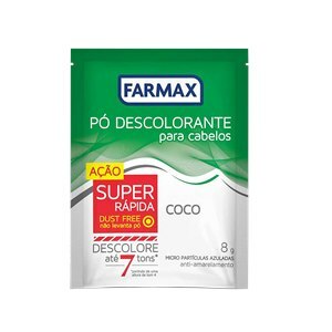 PÓ DESCOLORANTE CAPILAR COCO FARMAX 8G