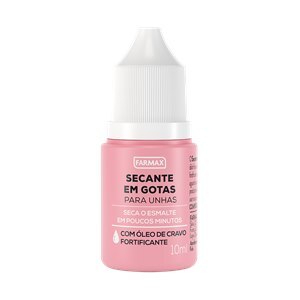 SECANTE EM GOTAS PARA UNHAS FARMAX 10ML