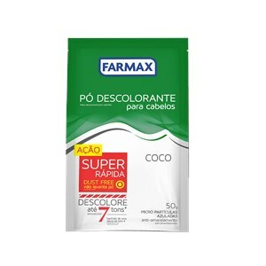 PÓ DESCOLORANTE CAPILAR COCO FARMAX 50G
