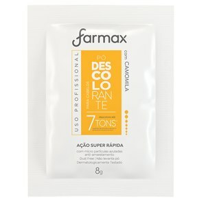 Pó Descolorante Capilar Camomila  Farmax 8G