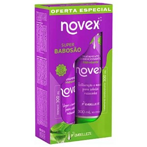 Kit Shampoo + Condicionador Novex Super Babosão 300Ml
