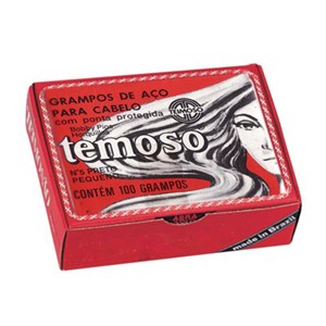 Grampo Temoso Preto 100 Unidades