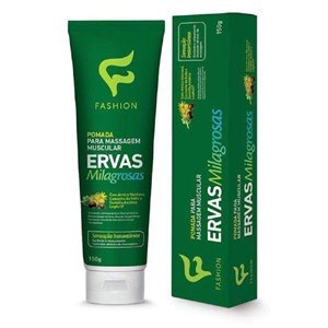 POMADA PARA MASSAGEM ERVAS MILAGROSAS 150G