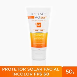 PROTETOR SOLAR  FACIAL IMECAP ACTSUN FPS60 50G