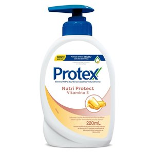 Sabonete Líquido Antibacteriano Protex Nutri Protect Vitamina E 220Ml