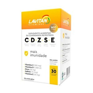 LAVITAN IMUNIDADE C-D-Z-S-E 30 COMPRIMIDOS
