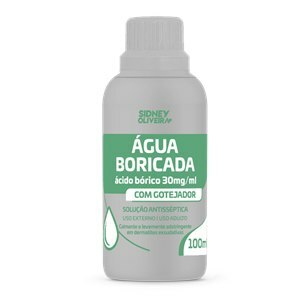 Água Boricada 3% 100Ml Sidney Oliveira