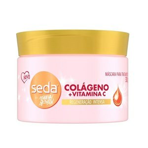 MÁSCARA DE TRATAMENTO SEDA BY NIINA SECRETS COLÁGENO E VITAMINA C 300G