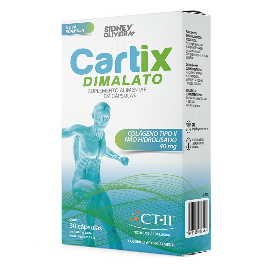 Carti Mais Colágeno Tipo 2 + Cálcio + Vitaminas Da Amh Farma