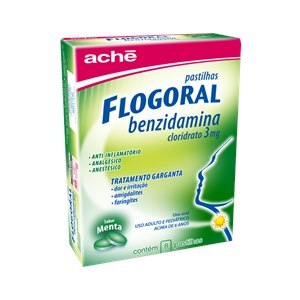 FLOGORAL MENTA 8 PASTILHAS 