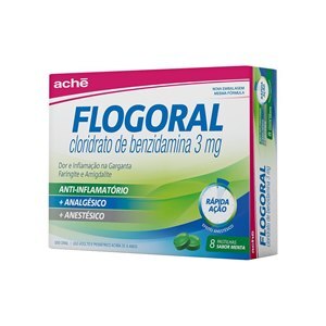 Flogoral Menta 8 Pastilhas 
