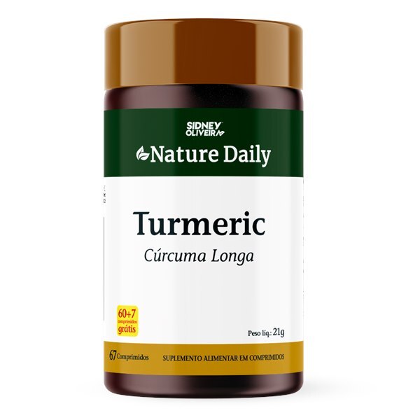 Curcuma Turmeric 600mg com 60 Cápsulas Bioroots