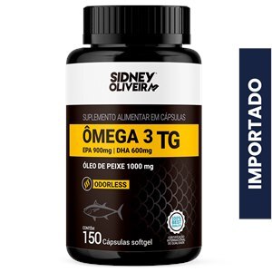 Ômega 3 Tg Odorless 1000Mg 150 Cápsulas Softgel  Sidney Oliveira