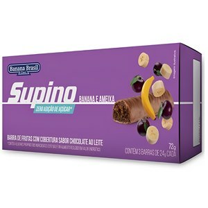 SUPINO ZERO BANANA E AMEIXA PACK 3 UNIDADES 