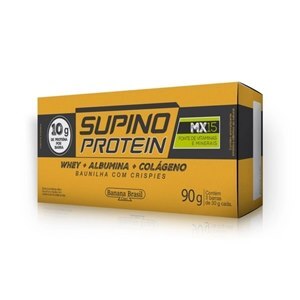 SUPINO PROTEIN BAUNILHA COM CRISPIES PACK 3 UNIDADES