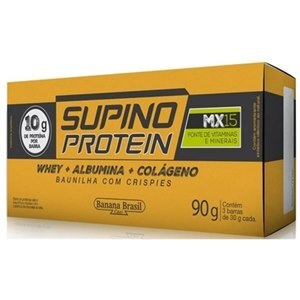 SUPINO PROTEIN BAUNILHA COM CRISPIES PACK 3 UNIDADES