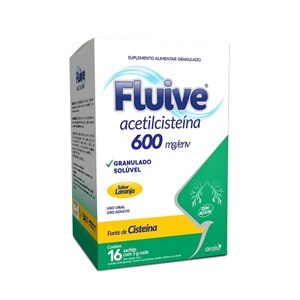 Acetilcisteína 600Mg Fluive 16 Envelopes