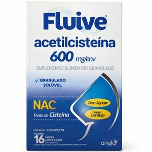 Acetilcisteína 600Mg Fluive 16 Envelopes