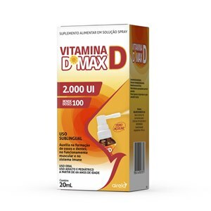 Vitamina D - D Max 2000Ui Spray Sublingual 20Ml