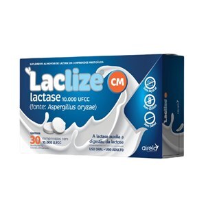 LACTASE - LACLIZE CM 10.000 FCC 30 COMPRIMIDOS