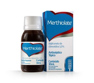 MERTHIOLATE INCOLOR SOLUÇÃO 30ML 