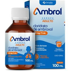 Ambroxol - Ambrol Xarope Adulto 100Ml
