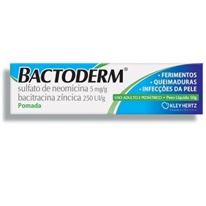 NEOMICINA + BACITRACINA - BACTODERM POMADA 50G