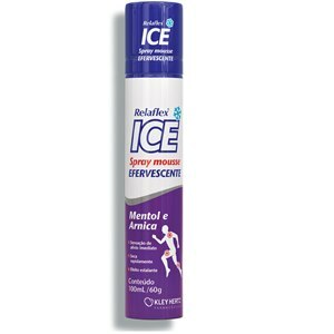 RELAFLEX ICE SPRAY MOUSSE EFERVESCENTES MENTOL E ARNICA 100ML