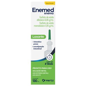 Enemed Fosfato de Sódio Dibásico + Fosfato de Sódio Monobásico Solução Retal 130ml