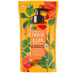 Refil Sabonete Líquido para as Mãos Lux Botanicals Flor do Cajueiro 240ml