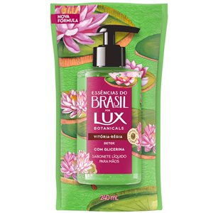 Sabonete Líquido para as Mãos Lux Botanicals Essências do Brasil Vitória-régia 240ml