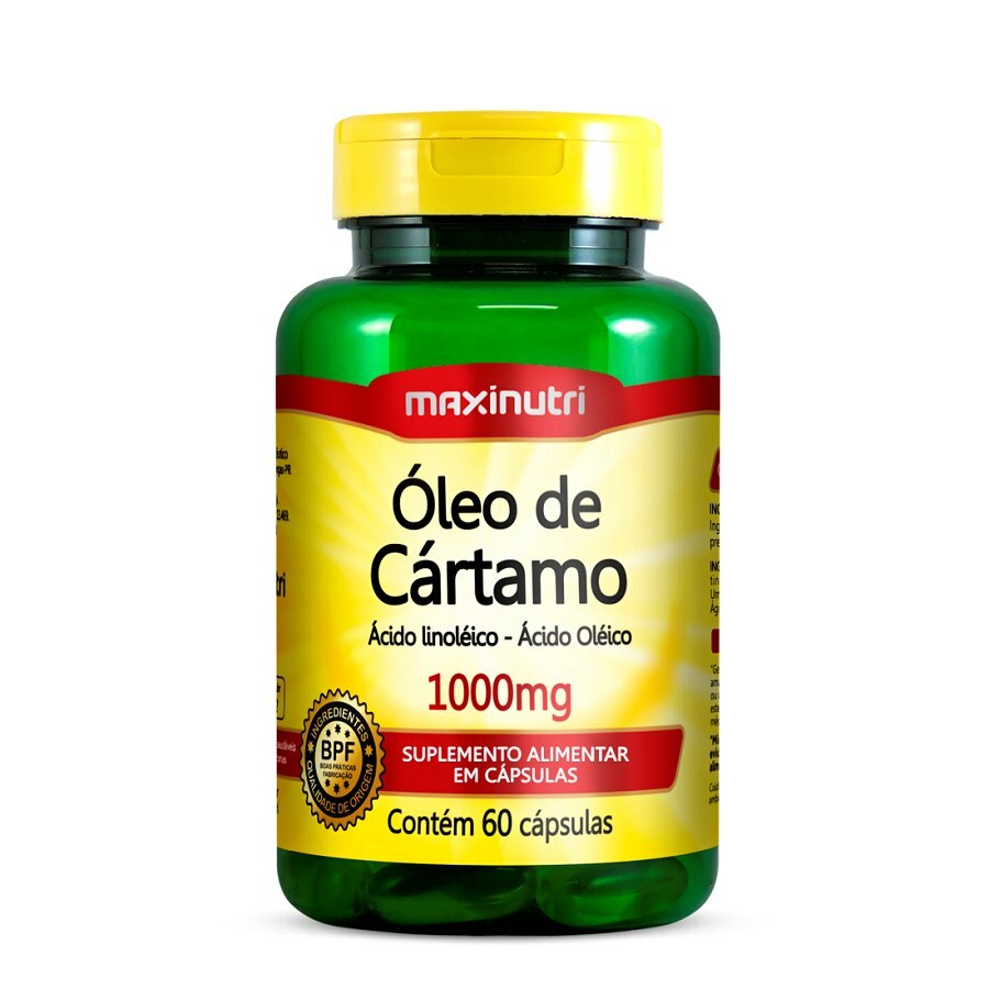 Bio Nutrition, Óleo de Cártamo 1000 mg - 90 Cápsulas - Menor Preço em Brasil