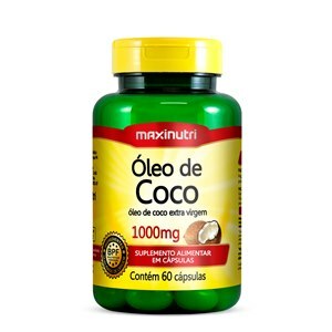 ÓLEO DE COCO EXTRA VIRGEM 1000MG 60 CÁPSULAS