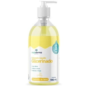 SABONETE LÍQUIDO GLICERINADO CHEIRINHO DE BEBÊ MAISDERMA 480ML