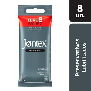 Preservativo Jontex Lubrificado - Leve 8 Pague 7